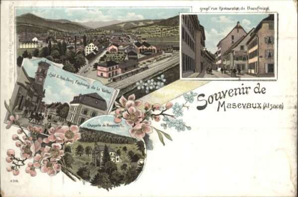Masevaux Haut Rhin Alsace Masevaux Alsace Faubourg Vallee Chapell