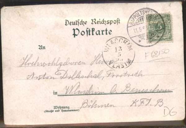 Rappoltsweiler Haut Rhin Elsass Rappoltsweiler Metzgerturm Rappolstein – Bild 2