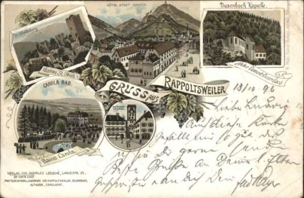 Rappoltsweiler Haut Rhin Elsass Rappoltsweiler St. Ulrichsburg Hotel St