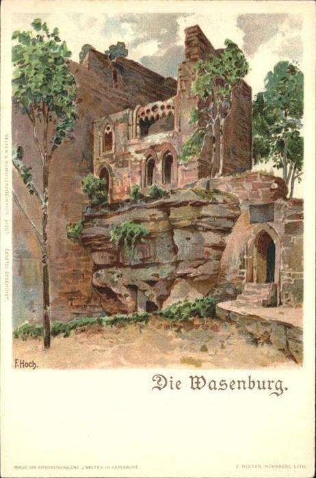 Niederbronn-les-Bains Wasenburg Künstler F Hoch