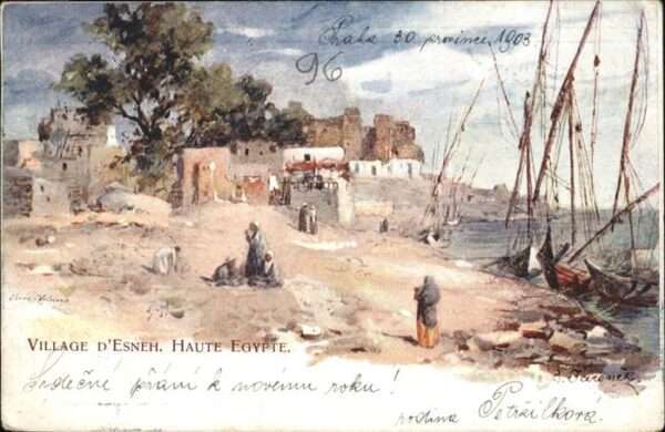 Aegypten Village Esneh Schiff
