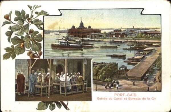 Port Said Canal Bureaux Schiff