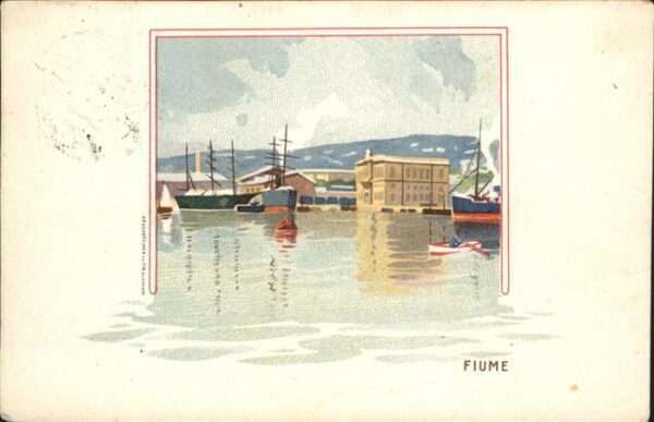 Fiume Rijeka Aquarell
Hafen
