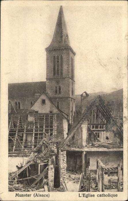 Muenster Haut Rhin Elsass Eglise catholique