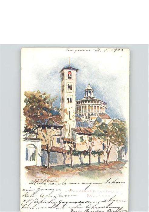 Lugano TI Kirche
Aquarell