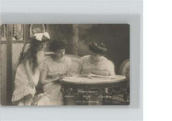 LUXEMBOURG  Luxemburg Prinzessinnen
Antonie Hilda, Charlotte