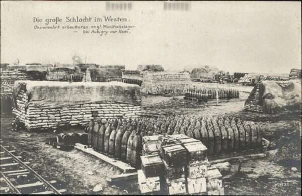Aubigny Somme die große Schlacht im Westen