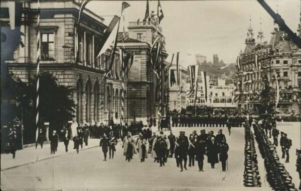 Zuerich Kaiser Wilhelm II. 1912 in Zürich