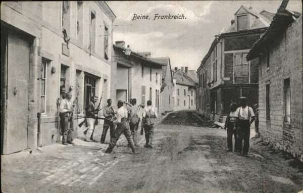 Beine Yonne Kriegsszene
Feldpostkarte