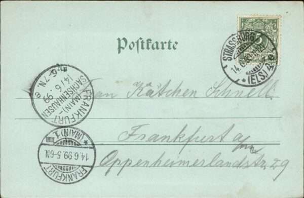 Strasbourg Alsace Münster Strochennest Kaiserpalais – Bild 2