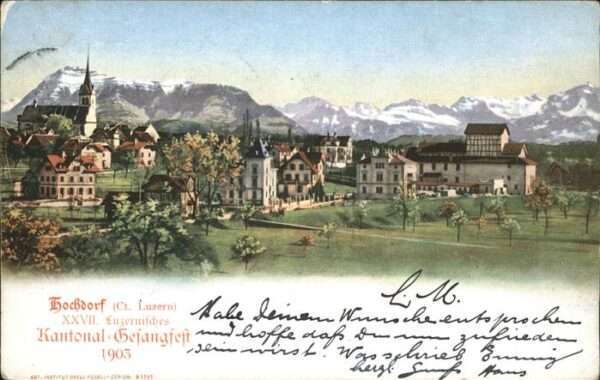 Hochdorf LU Kantonal Gesangsfest