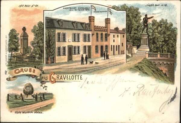 Gravelotte Moselle König Wilhelm Denkmal