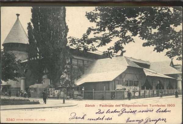 Zuerich Festhütte des Eidgenössischen Turnfest