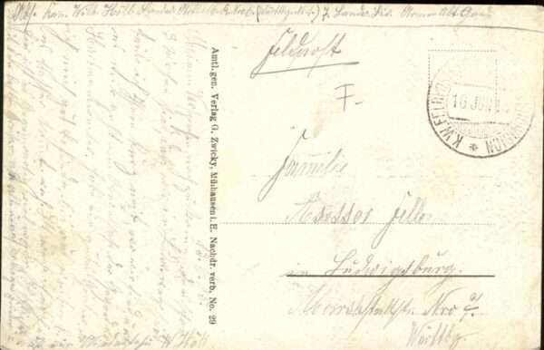 Muelhausen Elsass Transport gef Franzosen – Bild 2