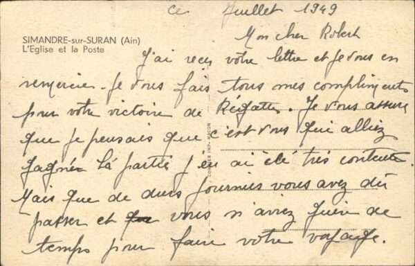 Simandre-sur-Suran Eglise et la Poste – Bild 2