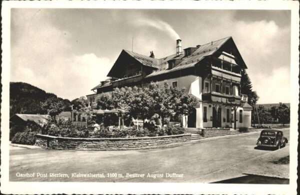 Riezlern Kleinwalsertal Vorarlberg Gasthof Post Kleinwalsertal Bes. A. Duf