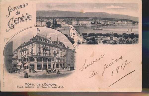 Genf GE Hotel de l Europe
