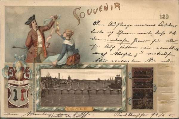 Basel BS Chocolat Suchard Werbung
