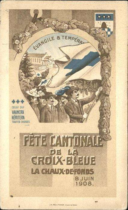 La Chaux-de-Fonds Kantonsfest Blaues Kreuz
