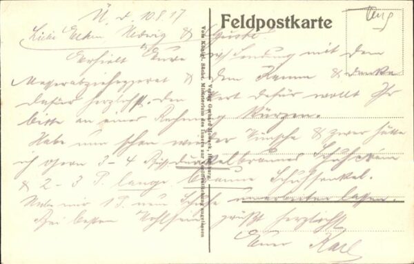 Ueskueb Uskub Kriegslazarett Feldpost – Bild 2