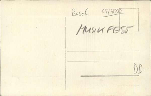 Basel BS [handschriftlich] Musikfest – Bild 2