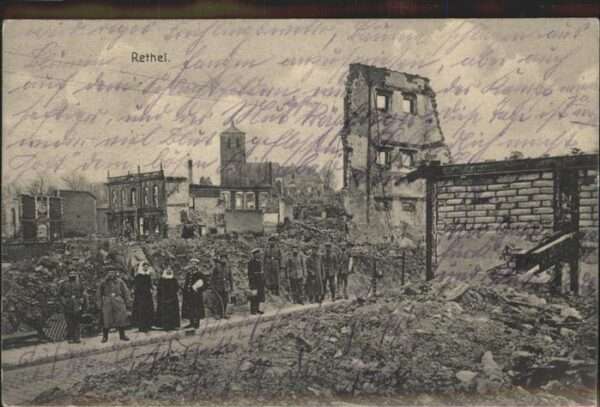 Rethel Ardennes Westlicher Kriegsschauplatz _ Rathaus S