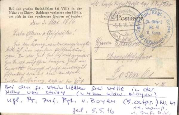 Ville-Savoye Grosse Steinhöhlen bei Ville nahe Chiry – Bild 2
