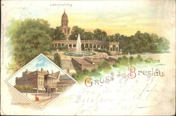 Breslau Niederschlesien Liebichshöhe