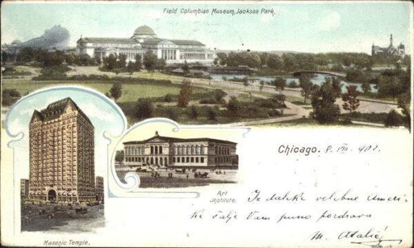 Chicago Illinois Field Columbian Museum Jackson Park Mas