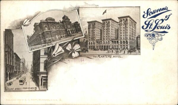 St Louis Missouri Olive Street Exposition Building Plante