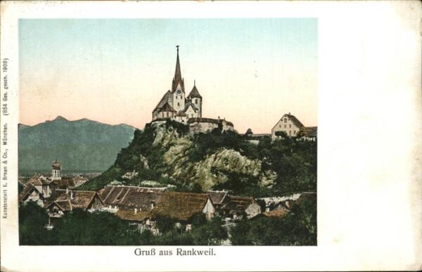 Verlag Braun Nr. 854 Rankweil Goldfenster