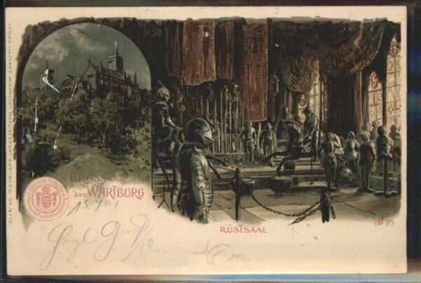 Rittertum Mittelalter Wartburg Rüstsaal