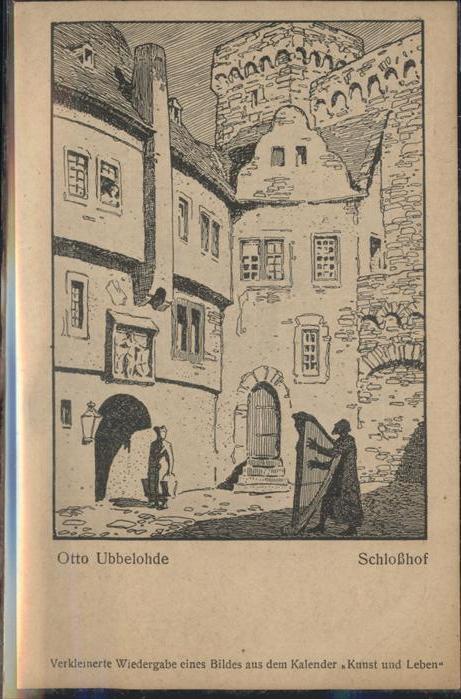 Ubbelohde Otto Schlosshof Kalender Kunst und Leben