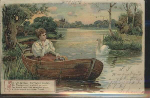 METEOR Hold to Light Nr. 88690 Schwan Boot Poesie
