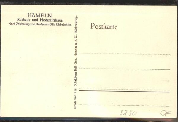 Ubbelohde Otto Hameln Rathaus Hochzeitshaus – Bild 2
