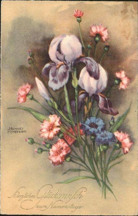 Petersen Hannes Namenstag Blumen