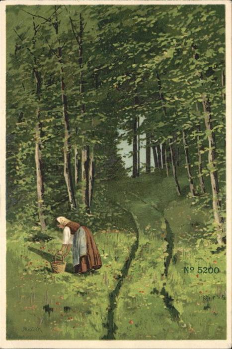 Mailick Nr. 5200 Wald Frau