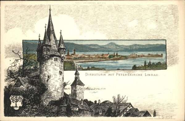 Biese Carl Karl Lindau Diebsturm Peterskirche