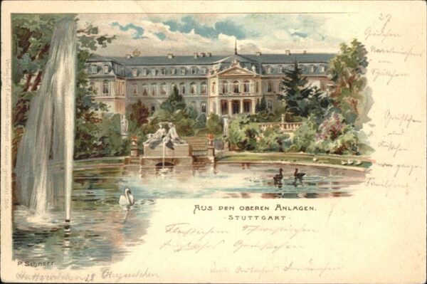 Schnorr P. Nr. 506 Anlagen Stuttgart Schwan