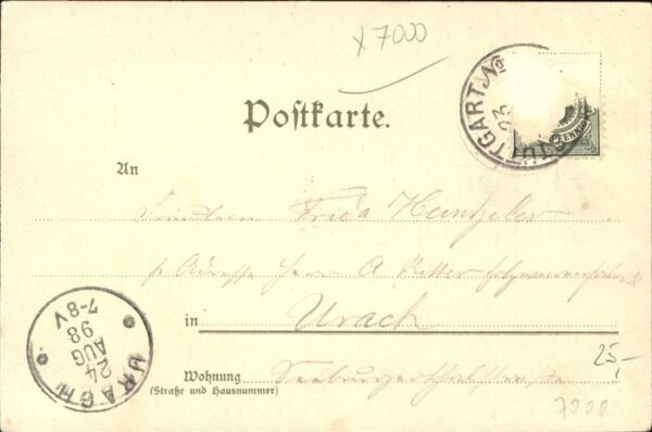 Schnorr P. Nr. 506 Anlagen Stuttgart Schwan – Bild 2