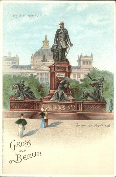 Bismarck Denkmal Berlin Reichstagsgebäude