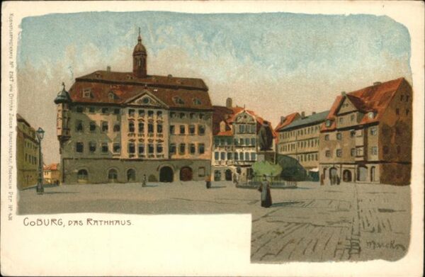 Verlag Zieher Ottmar Nr. 2167 Coburg Rathaus