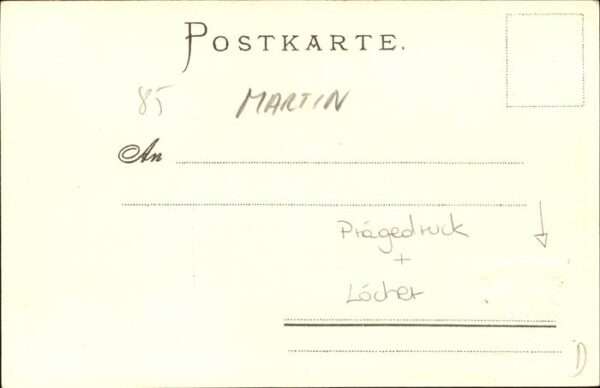 Martin Hermann Litho Nürnberg Burg Wappen – Bild 2