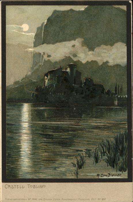 Diemer Zeno Litho Nr. 1446 Castell Toblino