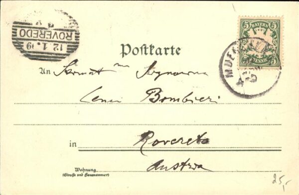 Diemer Zeno Litho Nr. 1055 München Marienplatz – Bild 2