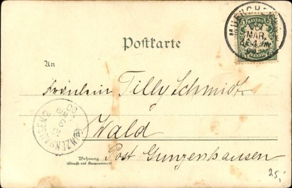Diemer Zeno Litho Nr. 1049 München Maximilianeum – Bild 2