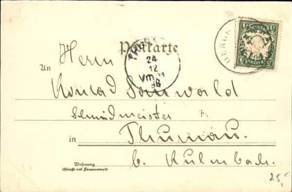 Diemer Zeno Litho Nr. 1038 München Kgl. Hof- und National – Bild 2