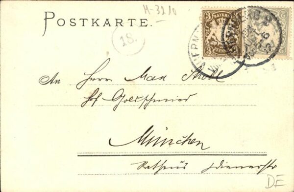 Kuenstlerkarte Lorenz Ritter Nürnberg Henkersteg – Bild 2