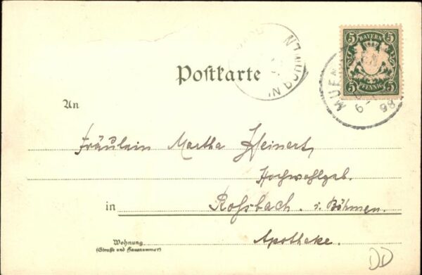 Diemer Zeno Litho Nr. 1041 München Frauenkirche – Bild 2