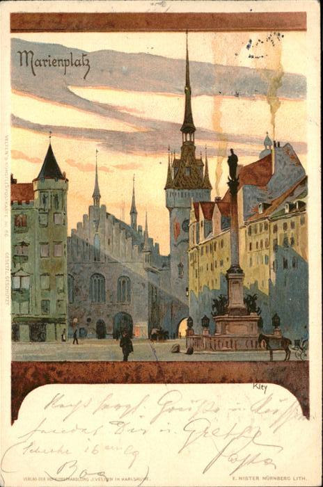 Kley Nr. 86 Marienplatz München